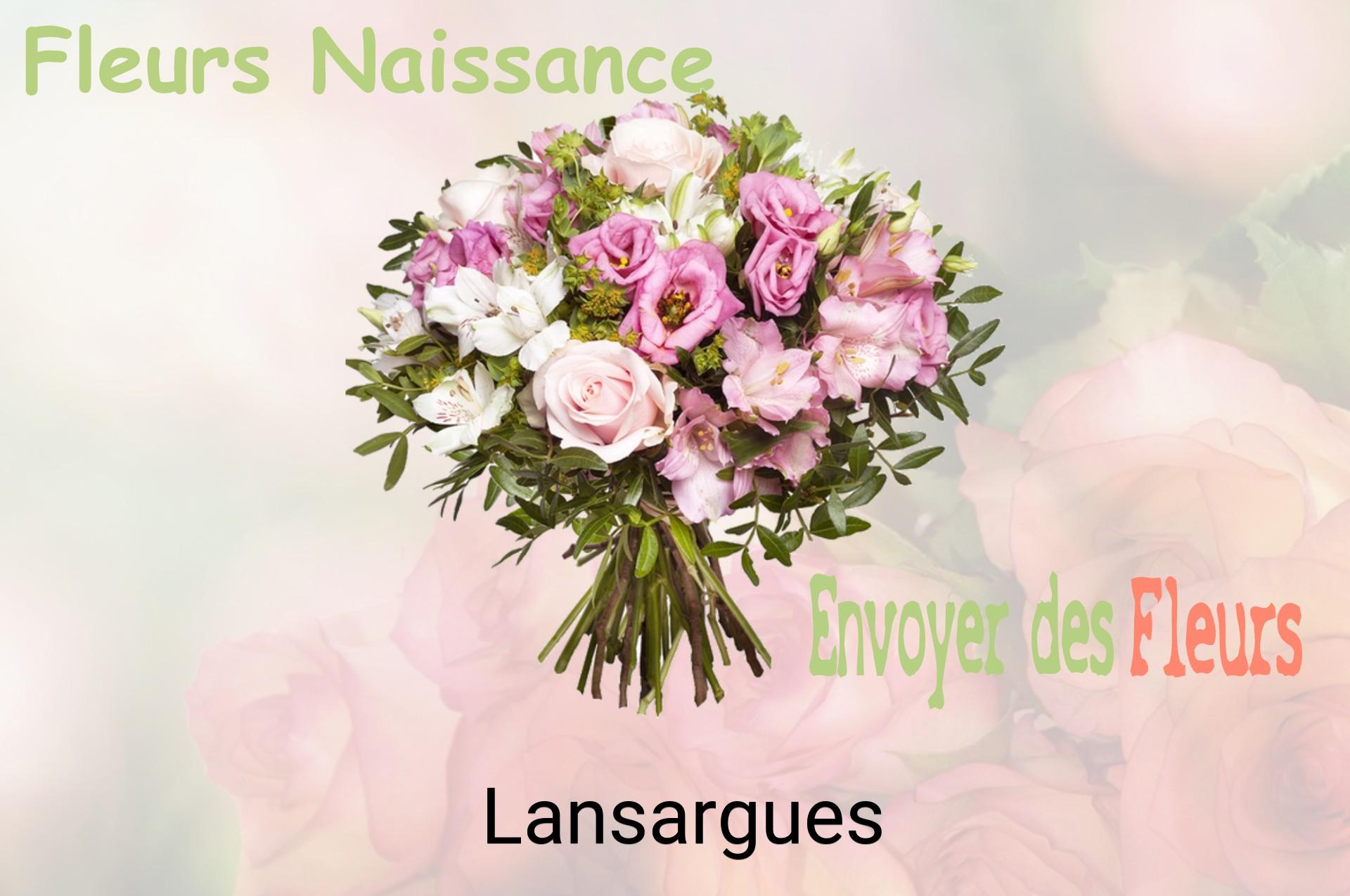 Bouquet de fleurs de naissance livré à Lansargues